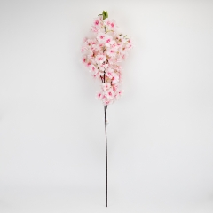 Искусственная ветка "Сакура", бело-розовая, 98 см (2026-014/pink)