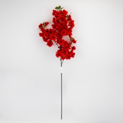 Искусственная ветка "Сакура", красная, 98 см (2026-014/red)