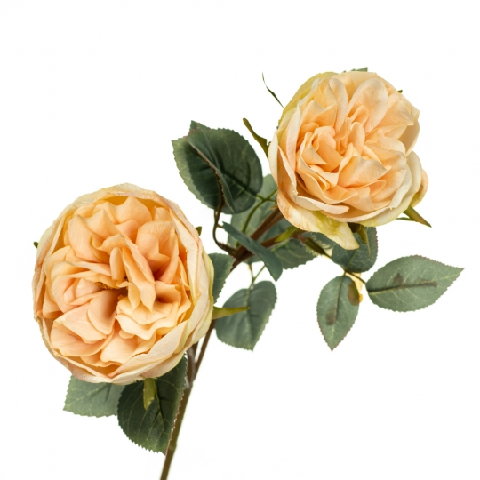 Гілка троянди, кремова (8721-024/cream)
