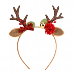 Новорічний обідок "Святкове оленятко", 18 см (9253-001)