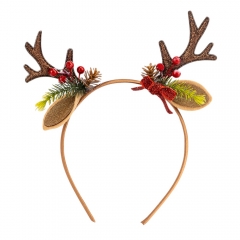 Новорічний обідок "Святкове оленятко", 18 см (9253-001)