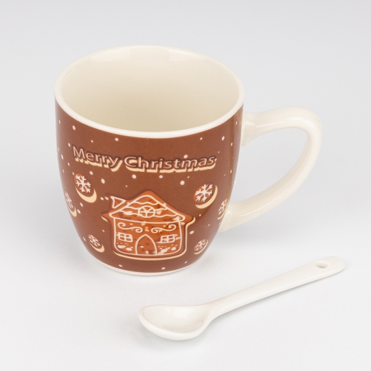 Набір з 2 кружок з ложечками 