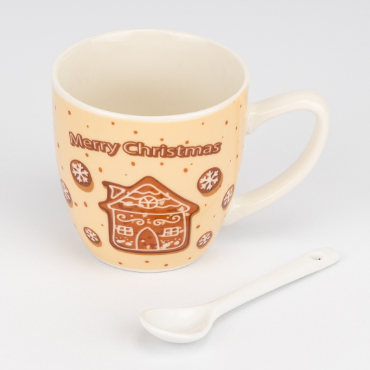 Набір з 2 кружок з ложечками 