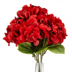 Букет гортензий, красный (8722-039)