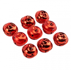 Набір ялинкових іграшок "Червоні дзвіночки" (9 шт), 3 см (6040-014)