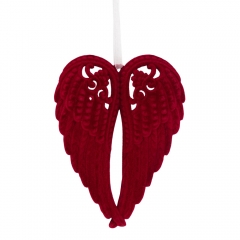 Ялинкова іграшка "Оксамитові крила", 14,3 см (6040-032)