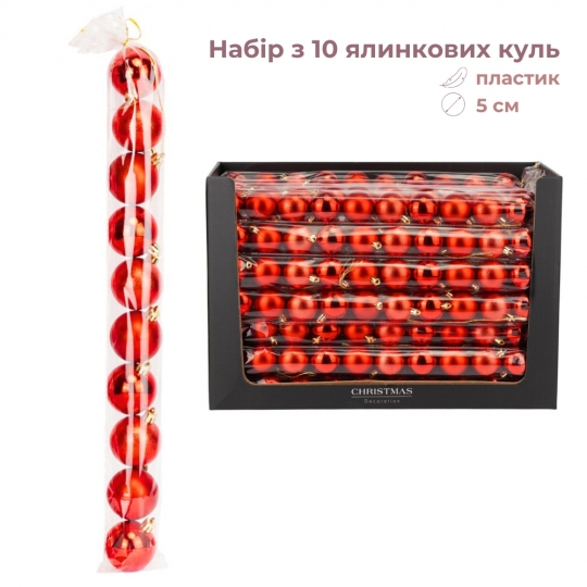 Набор елочных шаров 