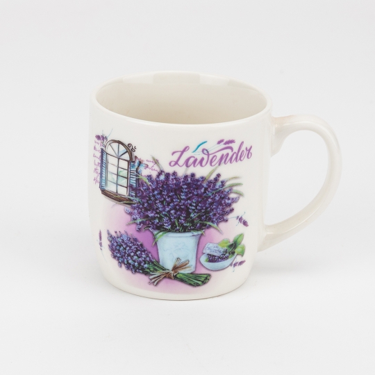 Кружка з блюдцем та ложечкою 