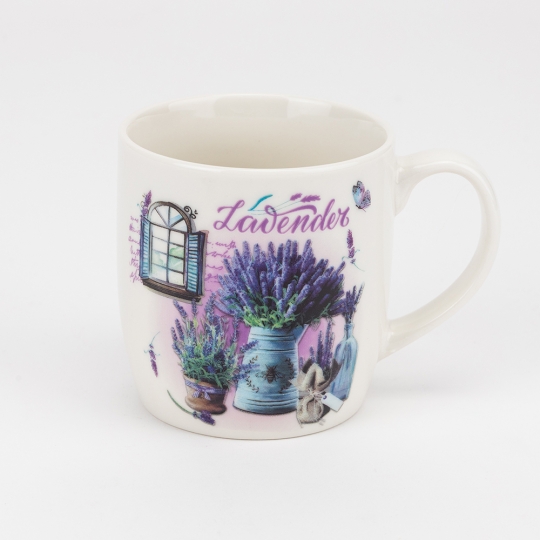 Кружка з блюдцем та ложечкою 