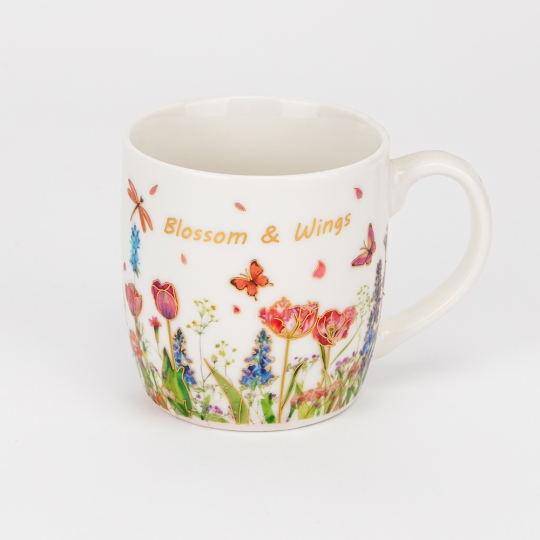 Кружка з блюдцем та ложечкою 