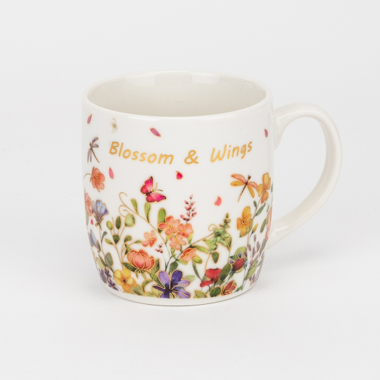 Кружка з блюдцем та ложечкою 