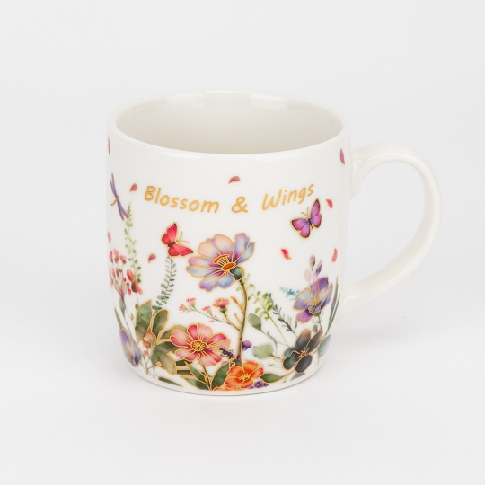 Кружка з блюдцем та ложечкою 