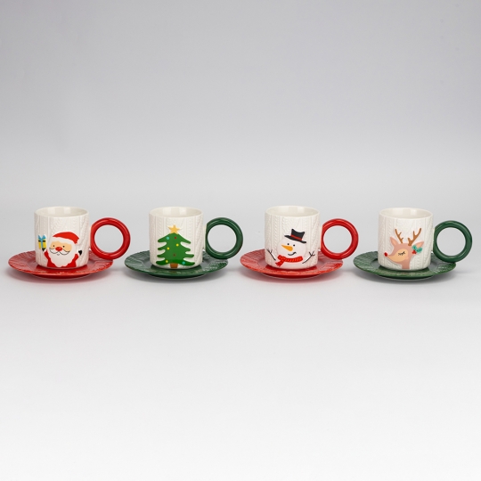 Кружка з блюдцем 