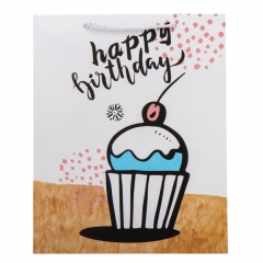 Подарунковий пакет "Birthday girl", 26*32 см * Рандомний вибір дизайну (9100-003)