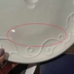 УЦІНКА Тарілка "Крила янгола", 29,6 см (Ледь помітна тріщина глазурі,чорні краплинки) (00BR-4000-039)