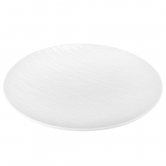 Тарілка "Керамічна грація", біла, 27 см (9182-001)